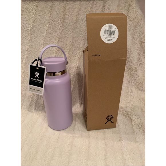 NWT HYDRO FLASK 32-Ounce Wide Mouth Water Bottle in LIMITED EDITION ULTRAVIOLET - Picture 2 of 3